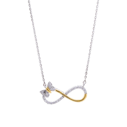 Infinity Wings 925 Sterling Silver Pendant
