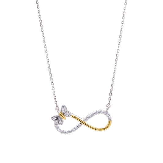 Infinity Wings 925 Sterling Silver Pendant