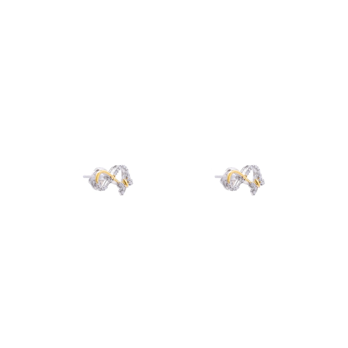 Infinity Wings 925 Sterling Silver Earrings