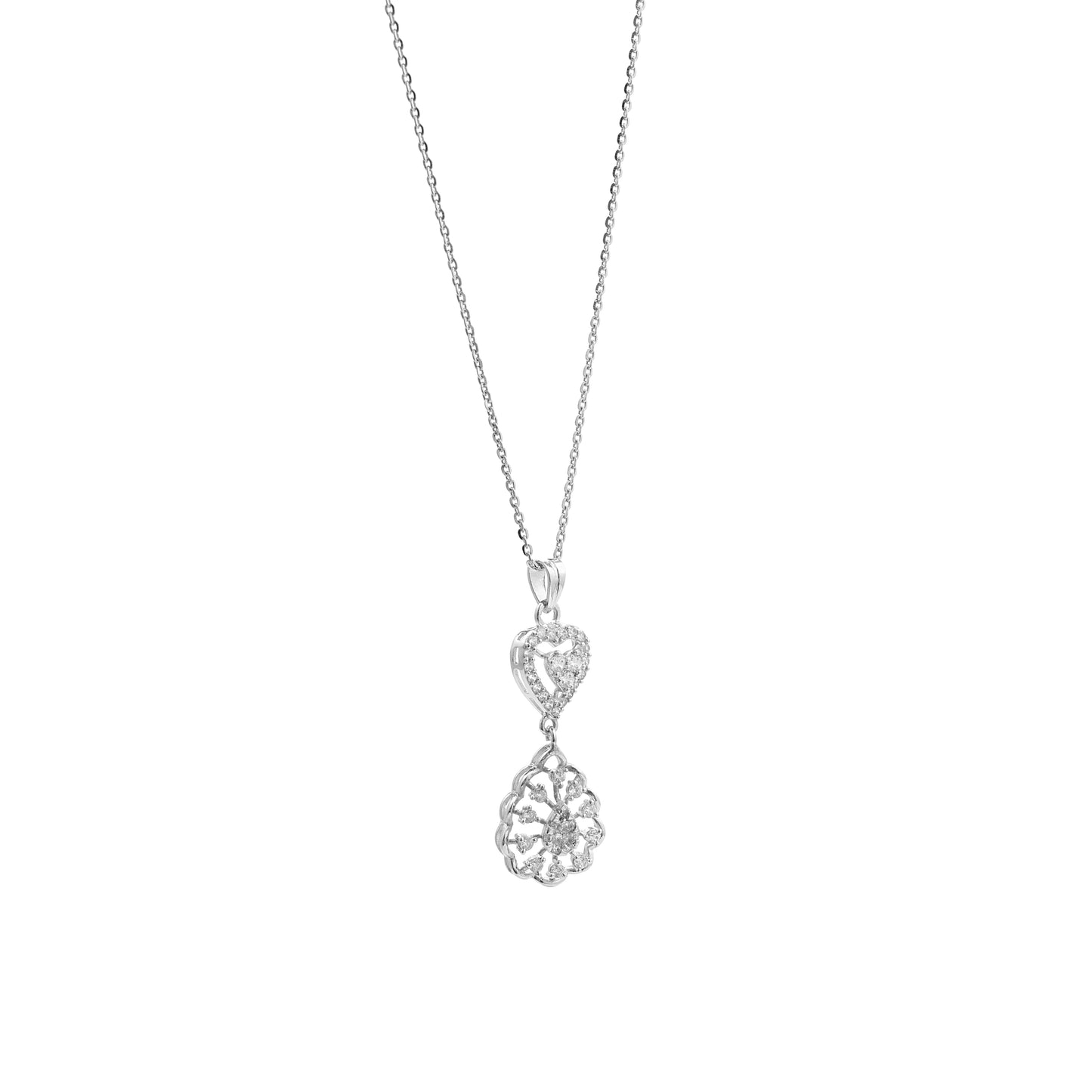 Lovelight Floral 925 Sterling Silver Pendant
