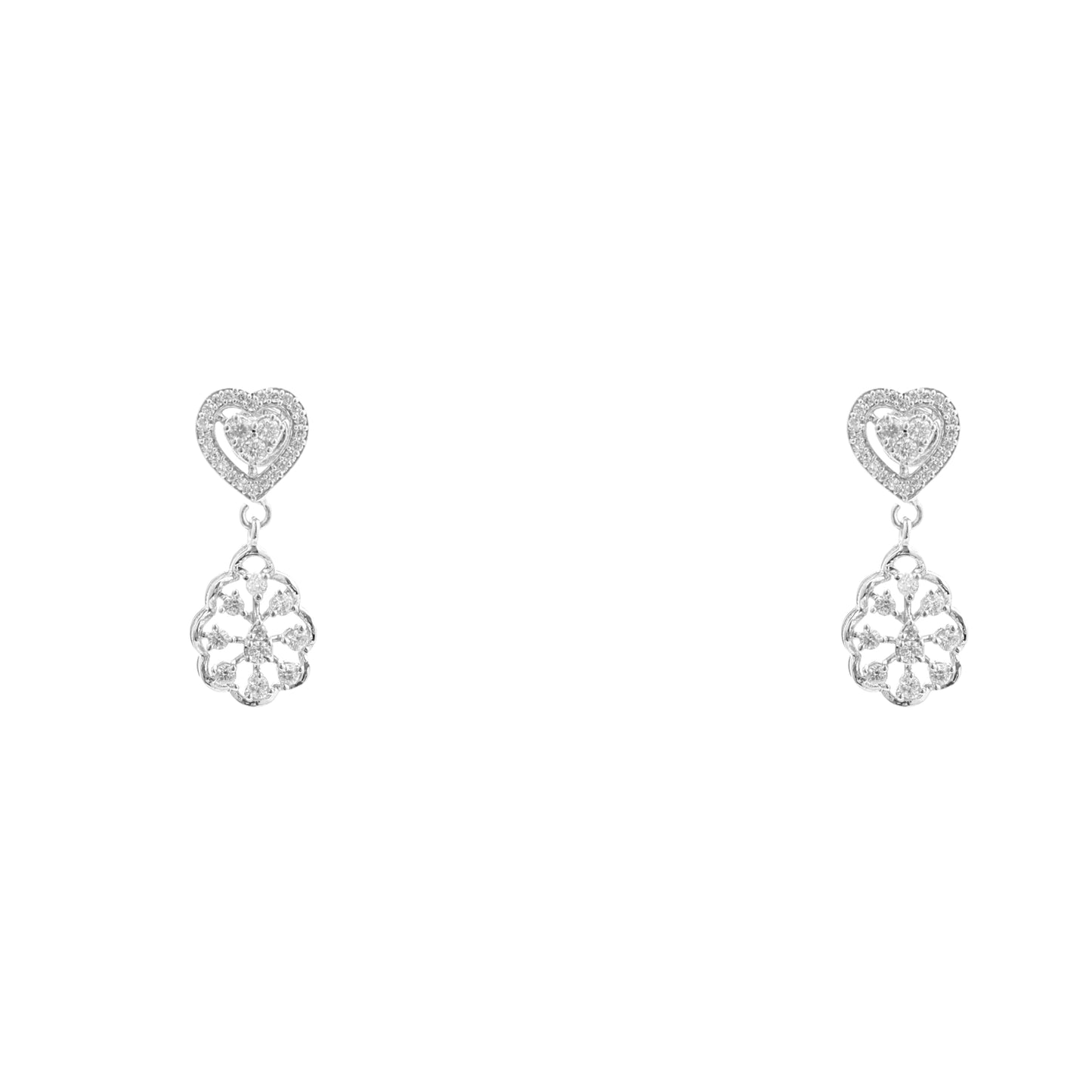 Lovelight Floral 925 Sterling Silver Earrings