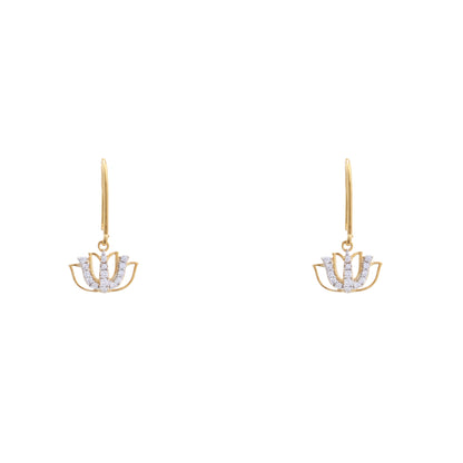 Tranquil Lotus 925 Sterling Silver Earrings