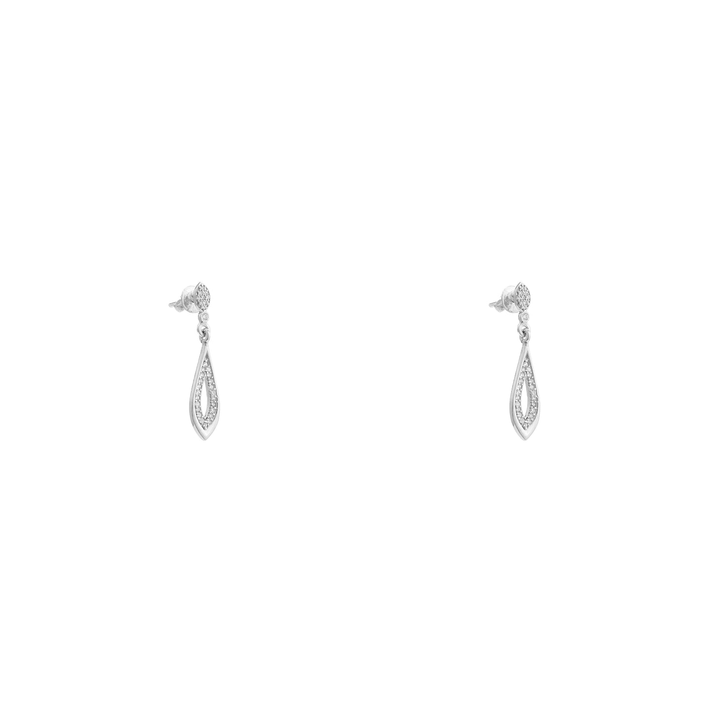 Dewdrop Gleam 925 Sterling Silver Earrings