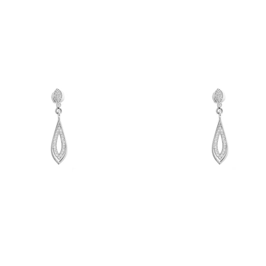 Dewdrop Gleam 925 Sterling Silver Earrings