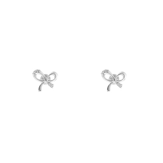 Twisted Ribbon 925 Sterling Silver Earrings