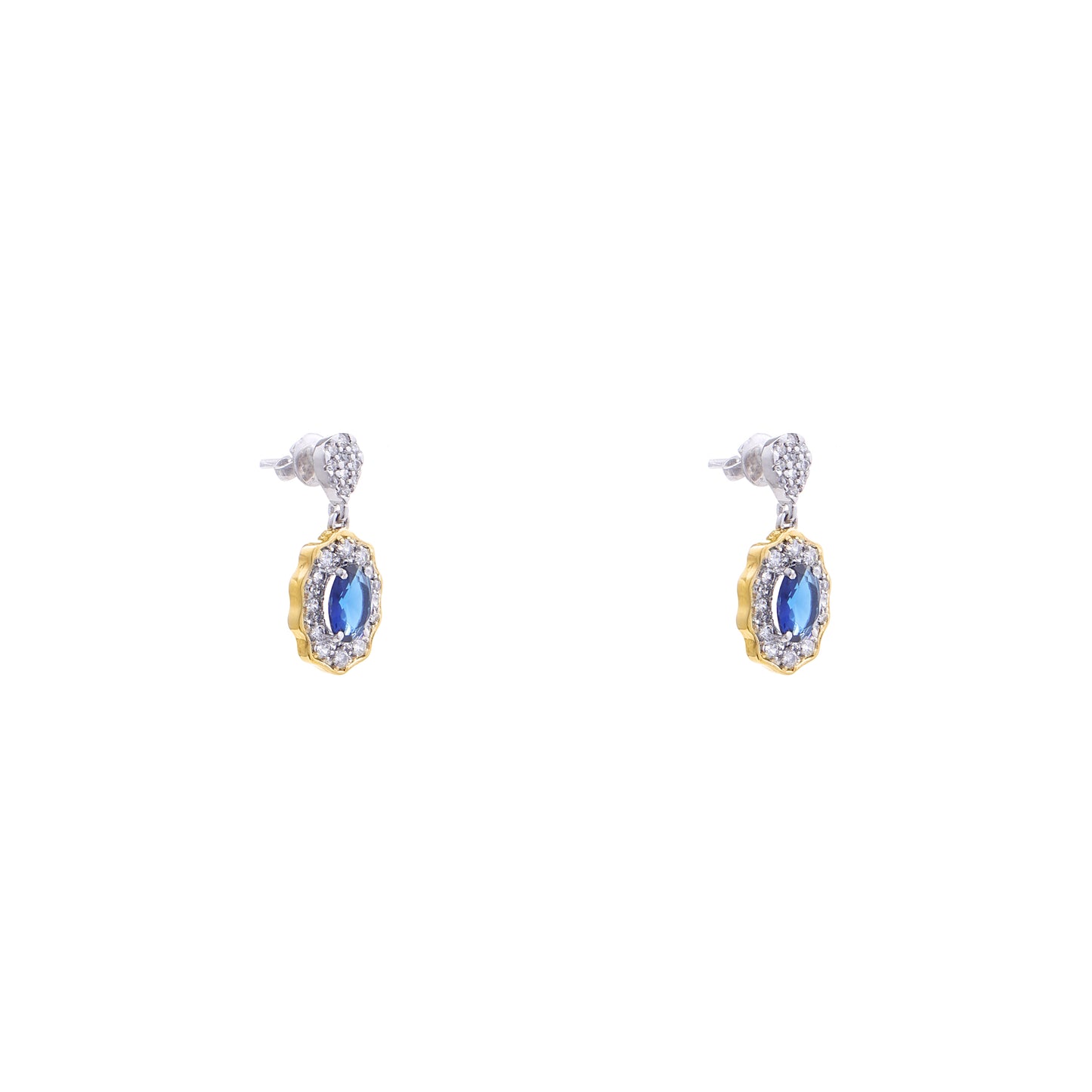 Empress Blue 925 Sterling Silver Earrings