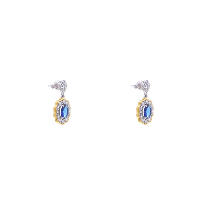 Empress Blue 925 Sterling Silver Earrings