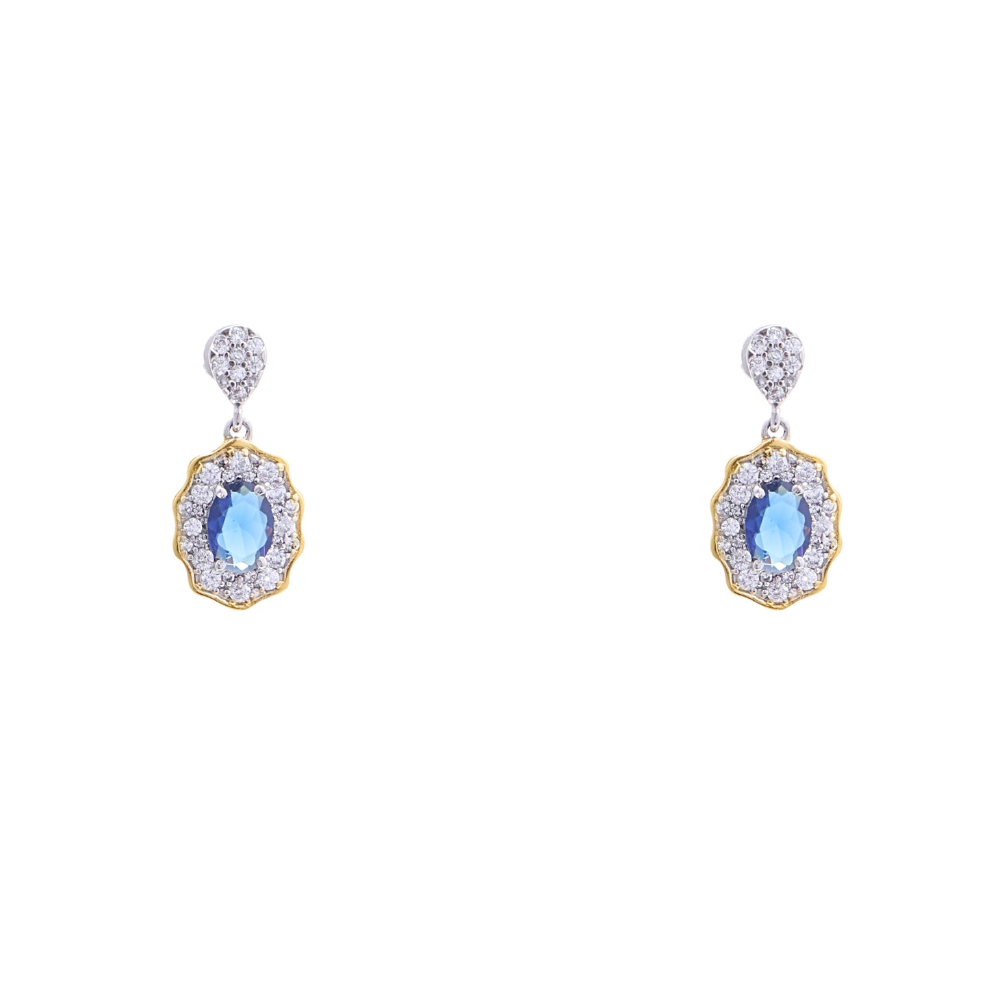 Empress Blue 925 Sterling Silver Earrings