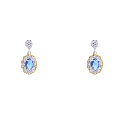 Empress Blue 925 Sterling Silver Earrings