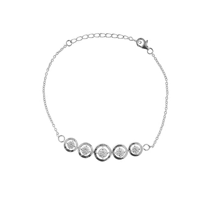 Celestial Row 925 Sterling Silver Bracelet