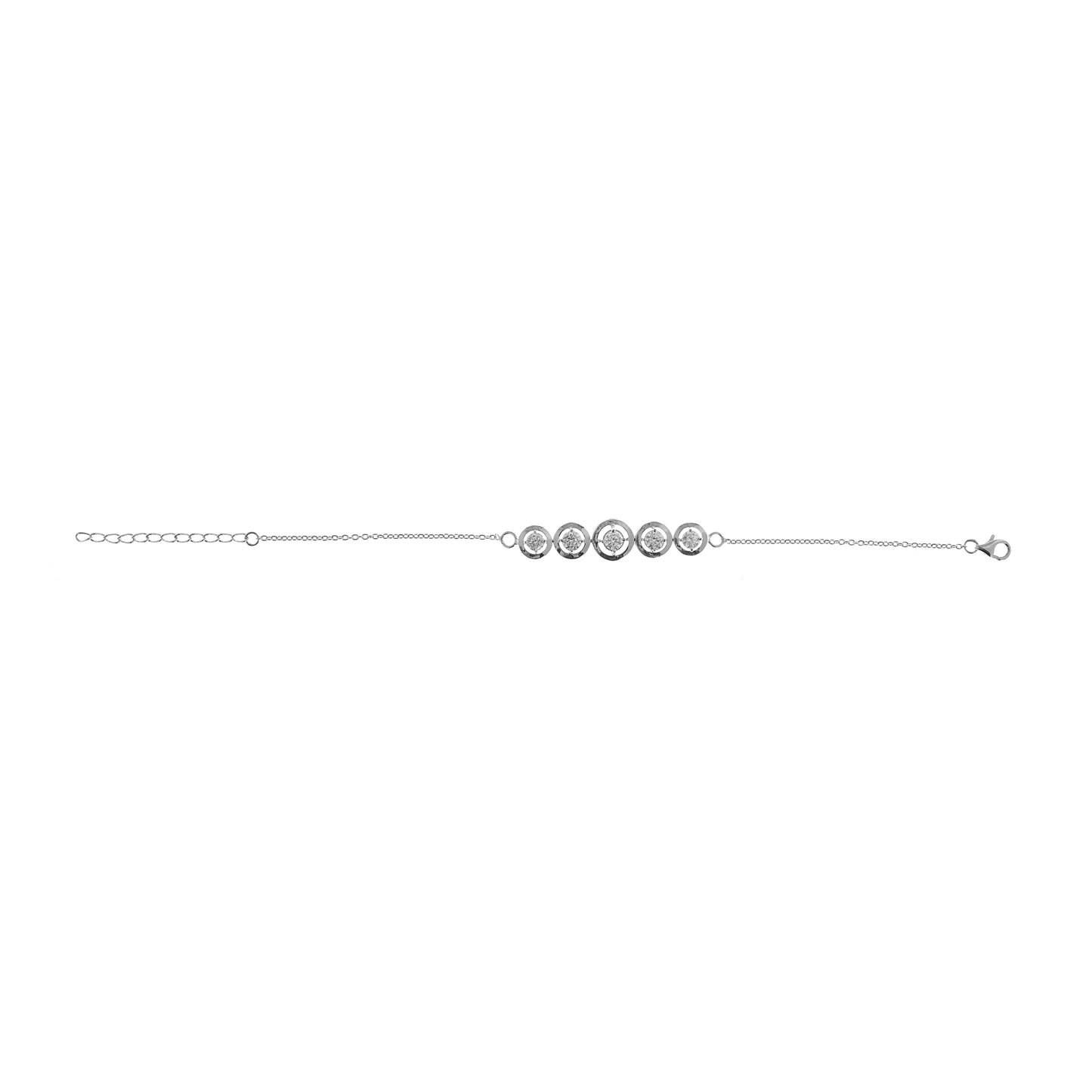 Celestial Row 925 Sterling Silver Bracelet