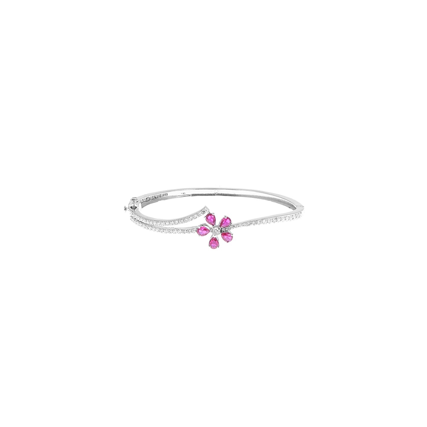 Blooming Rose 925 Sterling Silver Bracelet
