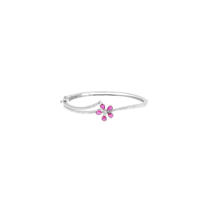 Blooming Rose 925 Sterling Silver Bracelet