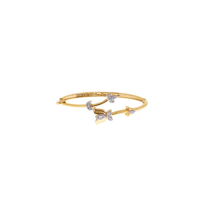 Golden Lotus 925 Sterling Silver Bracelet