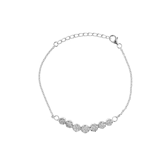 Moonlit Garland 925 Sterling Silver Bracelet