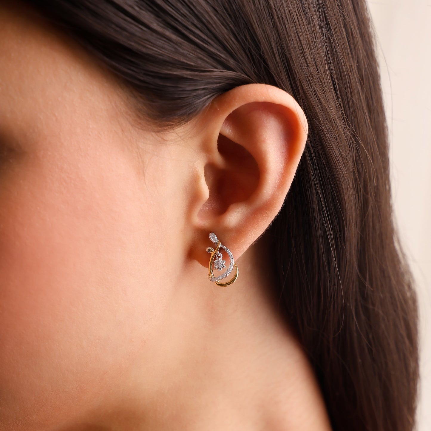 Dangling Drop 925 Sterling Silver Earrings