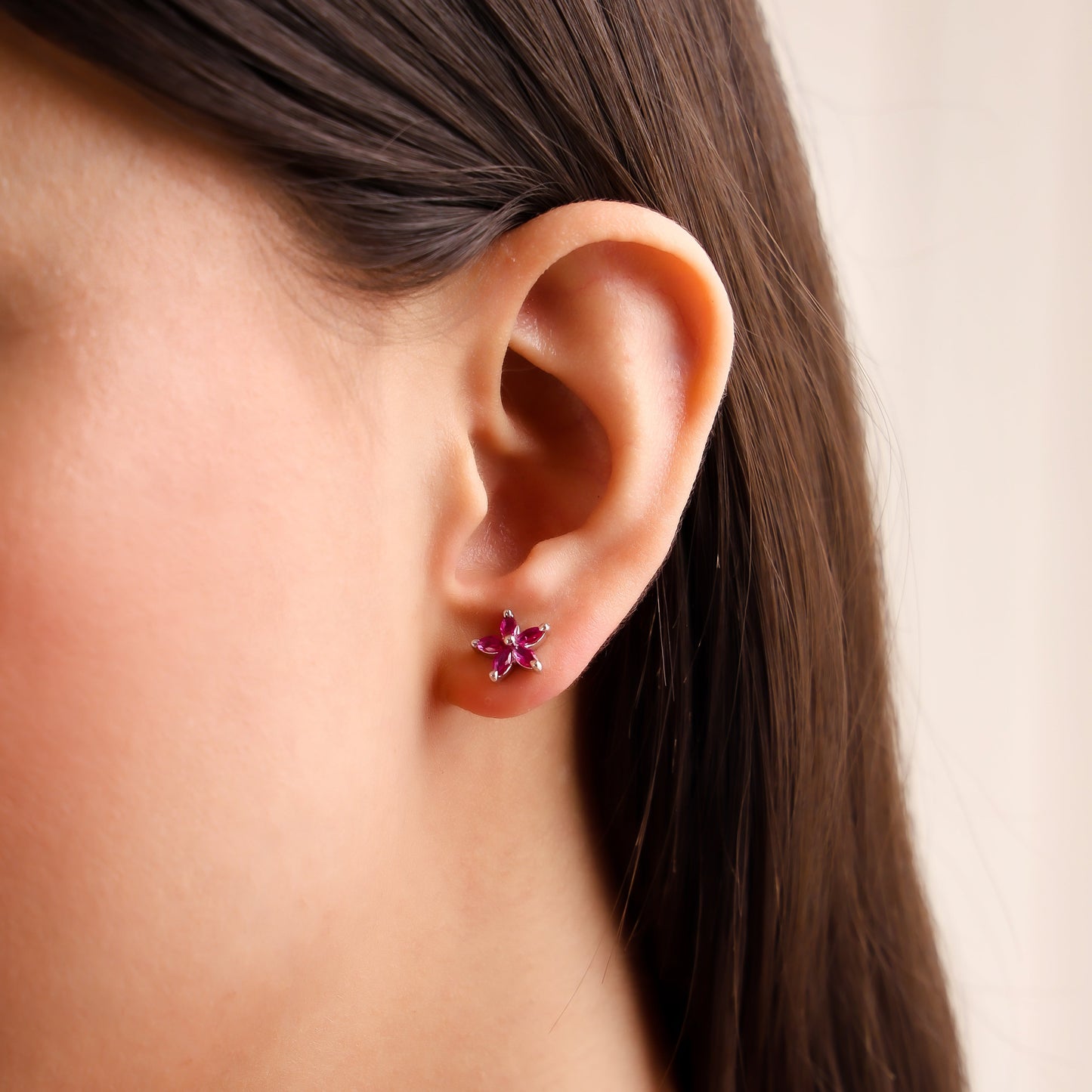 Cherry Starflower 925 Sterling Silver Earrings