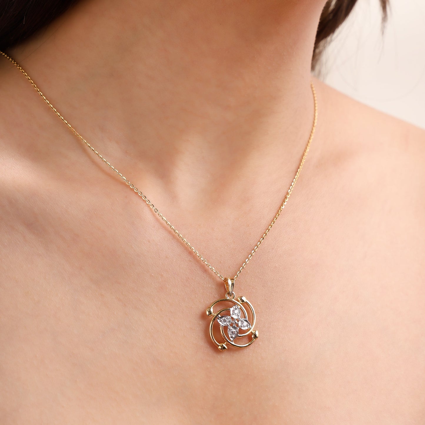 Celestial Glow Sunray 925 Sterling Silver Pendant