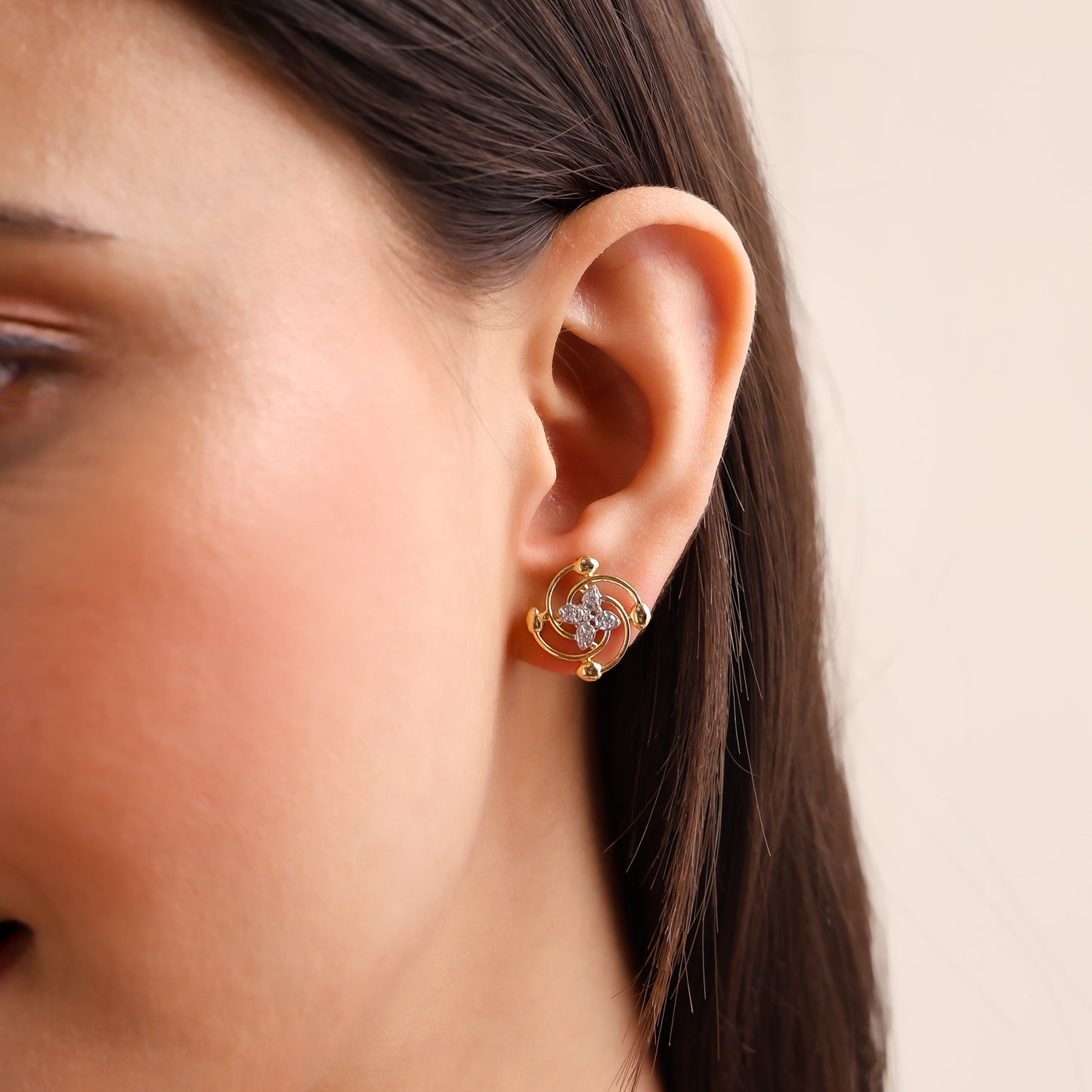 Celestial Glow Sunray 925 Sterling Silver Earrings