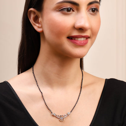 Sleek Slimline 925 Sterling Silver Mangalsutra