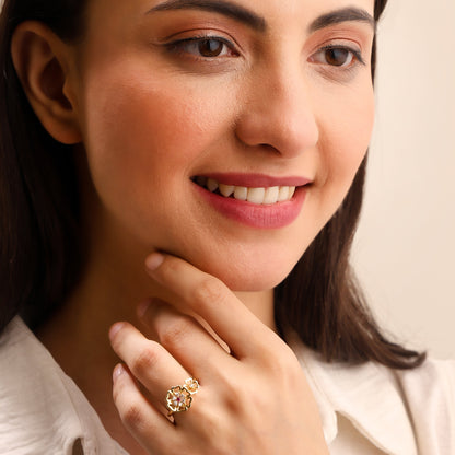 Warm Petal Everyday 925 Sterling Silver Ring