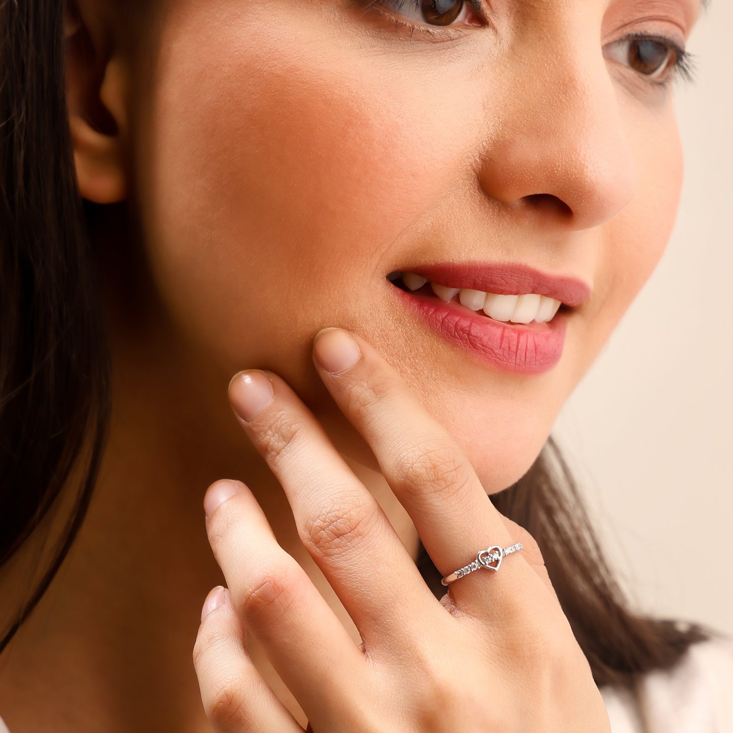 Timeless Heart 925 Sterling Silver Ring