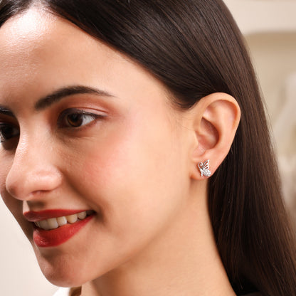 Whimsy Butterfly 925 Sterling Silver Earrings