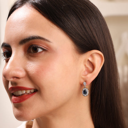 Empress Blue 925 Sterling Silver Earrings