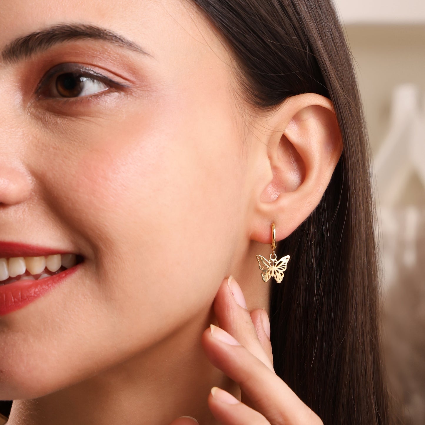 Elysian Butterfly 925 Sterling Silver Earrings